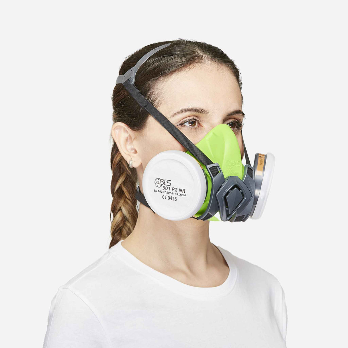 BLS Pre - Assembled Half Mask Kit - C/W A2P2 Filters (Medium/Large), Face Masks, Ultrimax