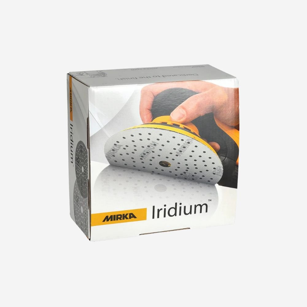 Mirka Iridium Velcro Sanding Discs 121 Holes - 150mm, Sanding Discs, Ultrimax