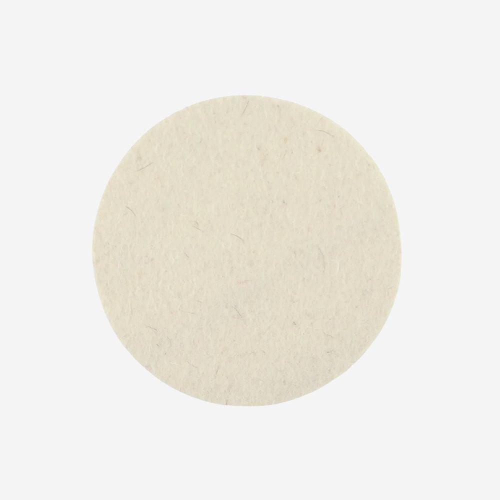 Mirka Polishing Felt Pad White - 125mm - (2), Consumables, Ultrimax