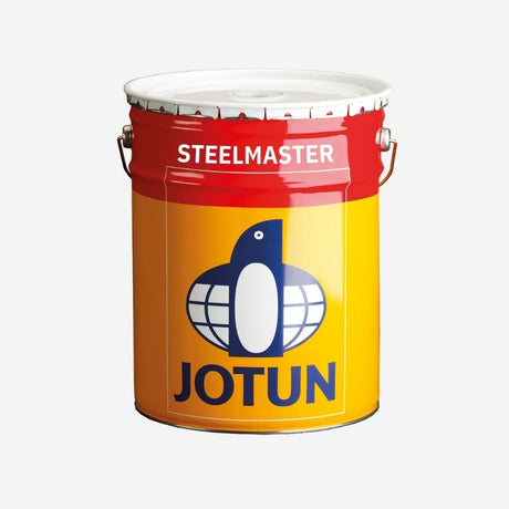 Jotun Steelmaster paint can on a white background