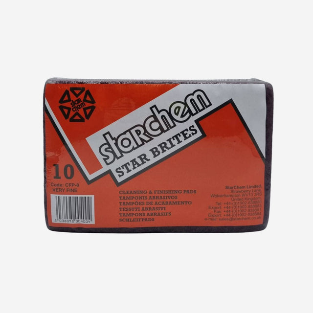 Abrasive Finishing Pads - Red - PK Of 10, Sanding Pads, Ultrimax