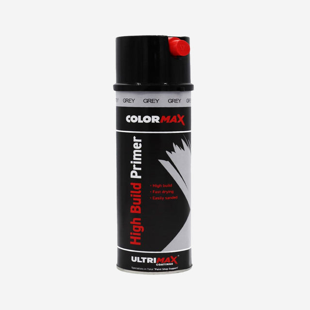 Colormax Aerosol High Build Primer - Grey, Aerosols, Ultrimax