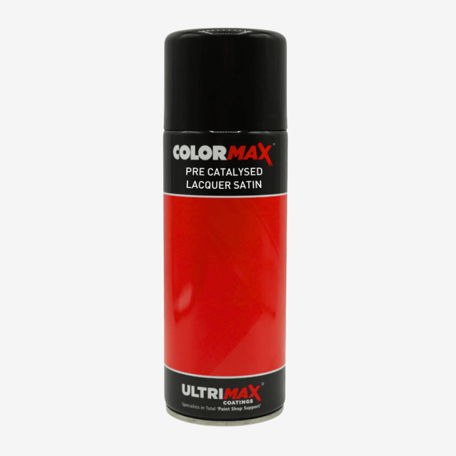 Colormax Aerosol Pre Catalysed Lacquer Satin, Aerosols, Ultrimax