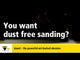 Sianet dust free sanding 