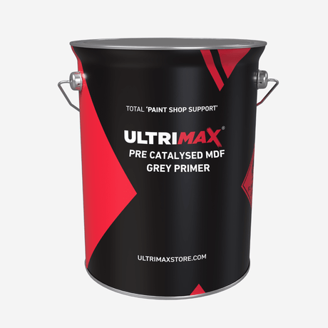 Ultrimax Pre Catalysed MDF Grey Primer - 5 Litre, wood coatings, Ultrimax