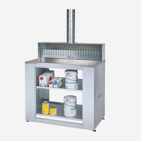 Unic Basic Bench c/w Extraction Module - 1200mm, Paint Storage, Ultrimax